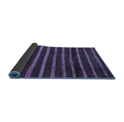 Sideview of Abstract Blue Modern Rug, abs3045blu