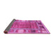 Sideview of Oriental Purple Modern Rug, abs3046pur