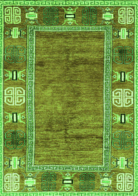 Oriental Green Modern Rug, abs3046grn