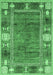 Oriental Emerald Green Modern Rug, abs3046emgrn