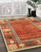 Machine Washable Abstract Red Rug in a Family Room, wshabs3046
