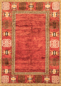 Oriental Orange Modern Rug, abs3046org