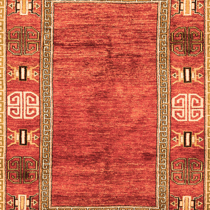 Oriental Orange Modern Rug, abs3046org