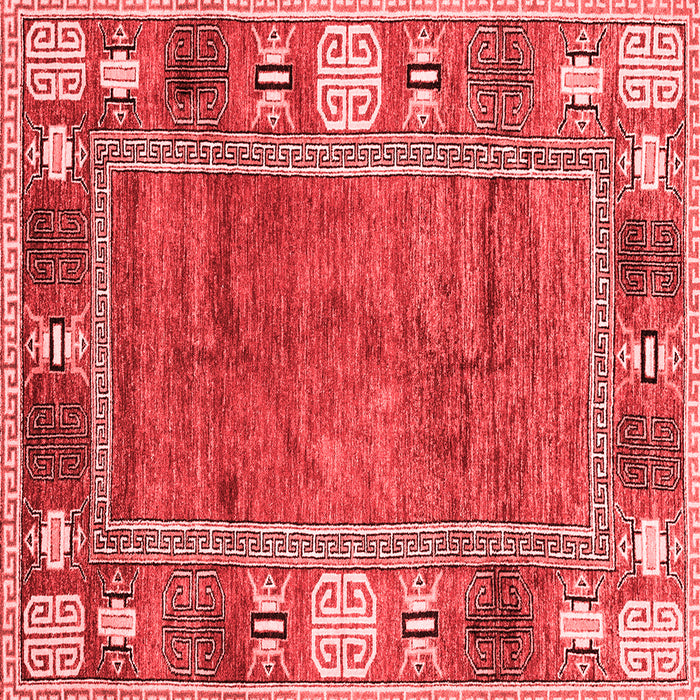 Machine Washable Oriental Red Modern Rug, wshabs3046red