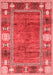 Oriental Red Modern Area Rugs