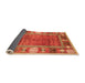 Sideview of Oriental Orange Modern Rug, abs3046org