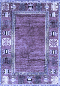 Oriental Blue Modern Rug, abs3046blu