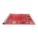 Modern Red Washable Rugs