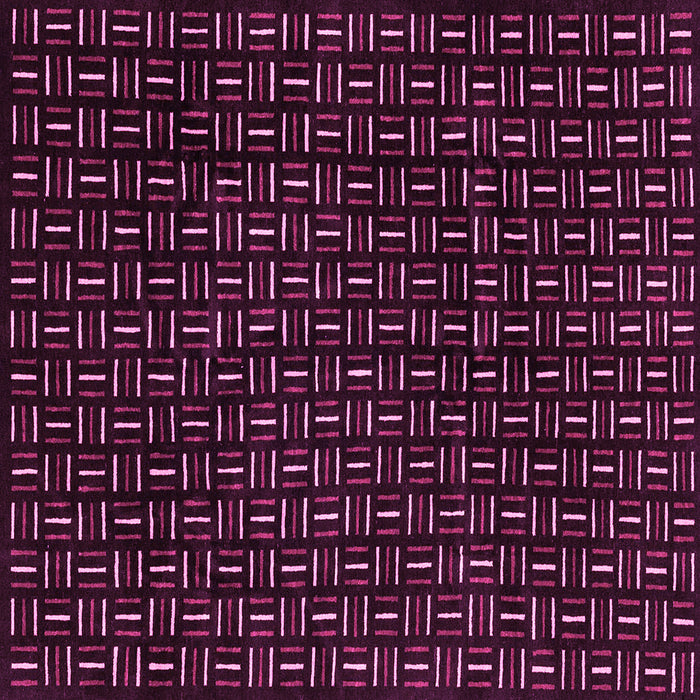 Square Oriental Pink Modern Rug, abs3047pnk