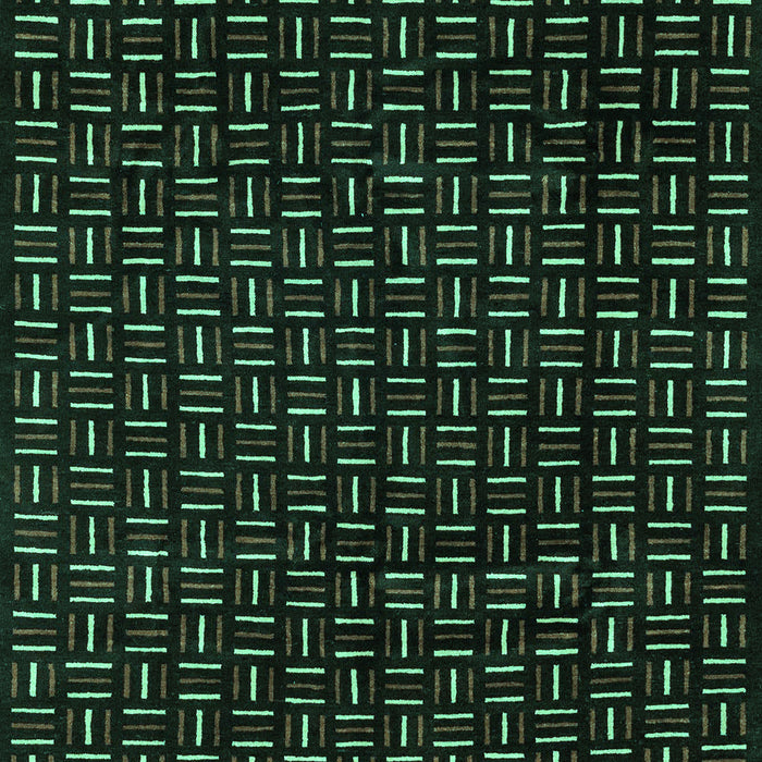 Machine Washable Oriental Turquoise Modern Area Rugs, wshabs3047turq
