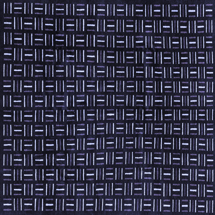 Square Machine Washable Oriental Blue Modern Rug, wshabs3047blu