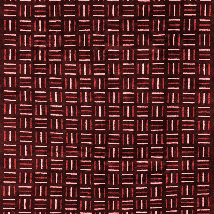 Machine Washable Oriental Red Modern Rug, wshabs3047red