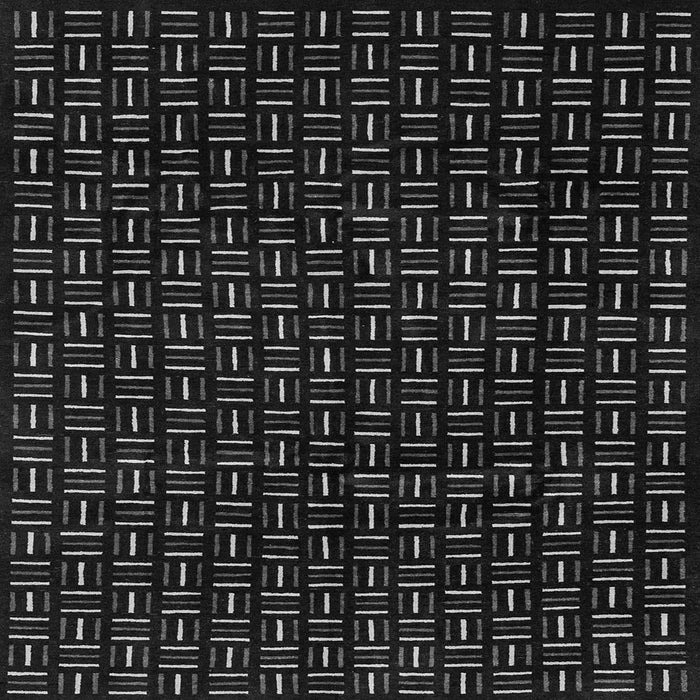 Square Machine Washable Oriental Gray Modern Rug, wshabs3047gry