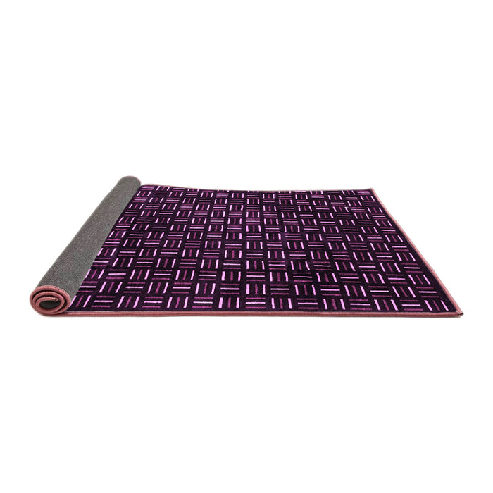 Sideview of Oriental Purple Modern Rug, abs3047pur