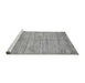 Sideview of Machine Washable Oriental Gray Modern Rug, wshabs3048gry