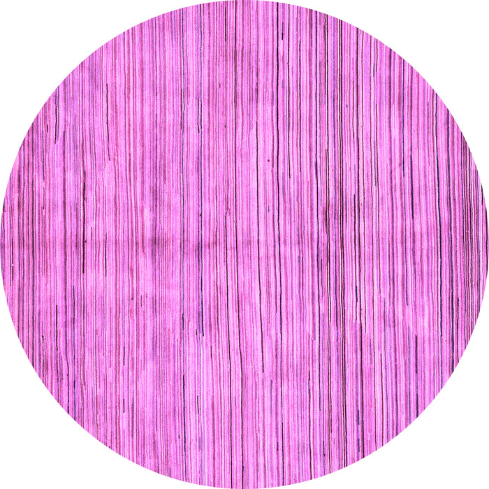 Round Machine Washable Oriental Purple Modern Area Rugs, wshabs3048pur