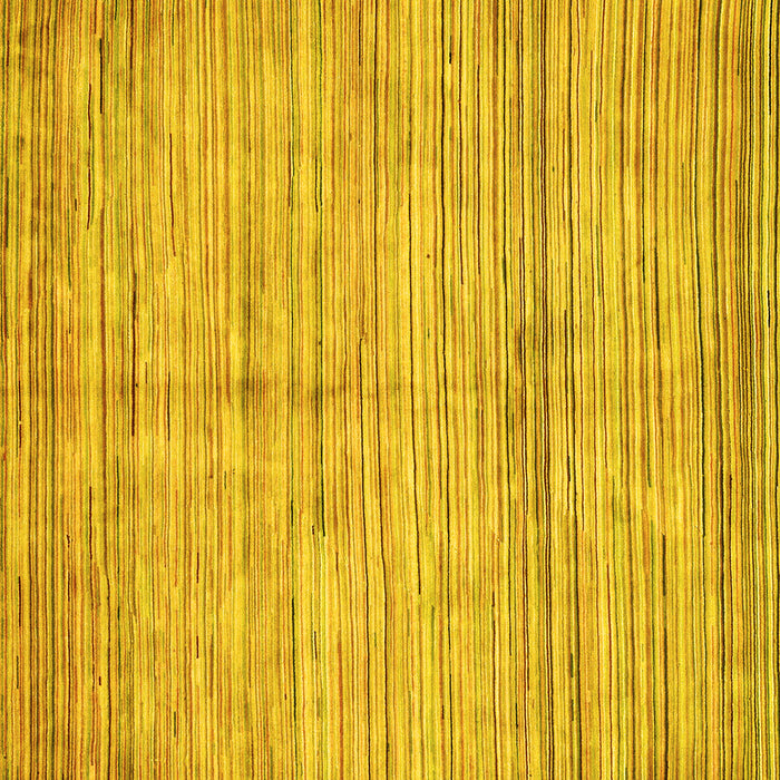 Square Machine Washable Oriental Yellow Modern Rug, wshabs3048yw