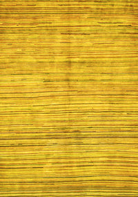 Oriental Yellow Modern Rug, abs3048yw