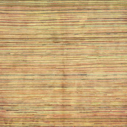 Square Abstract Chocolate Brown Oriental Rug, abs3048