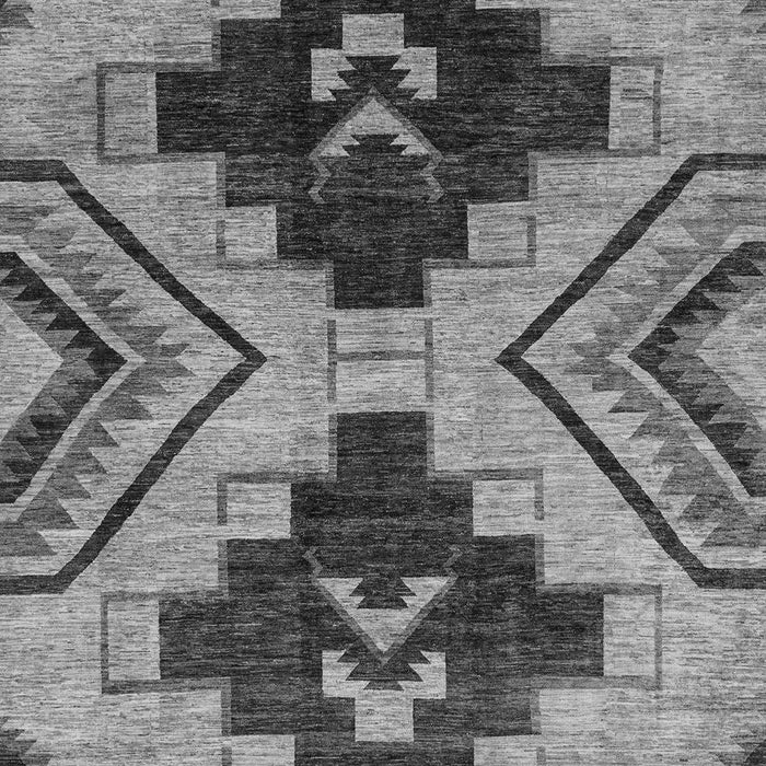 Machine Washable Oriental Gray Modern Rug, wshabs3049gry