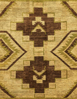 Abstract Orange Oriental Rug, abs3049