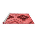 Modern Red Washable Rugs