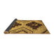 Sideview of Oriental Brown Modern Rug, abs3049brn