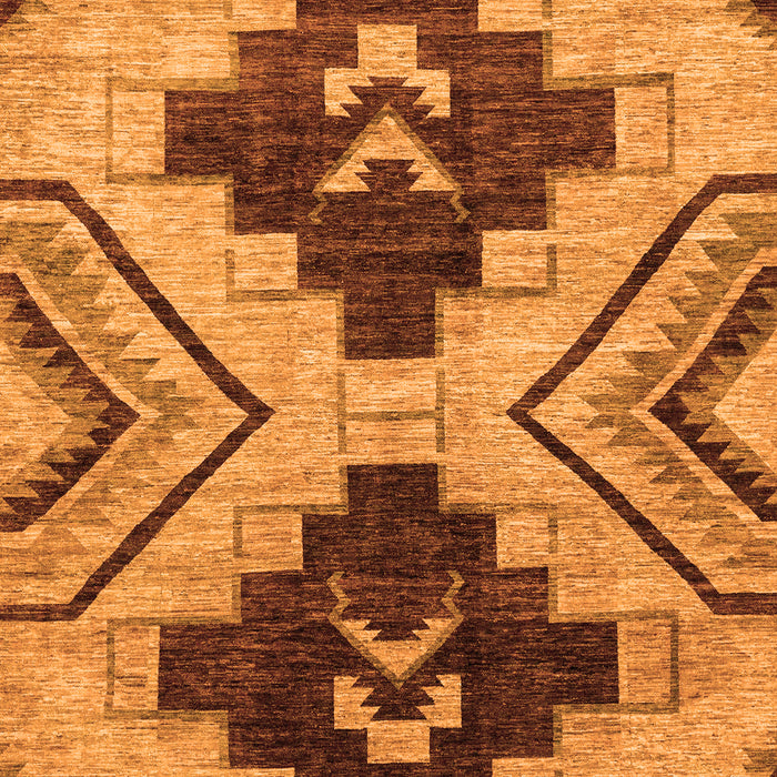 Oriental Orange Modern Rug, abs3049org