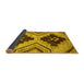 Sideview of Oriental Yellow Modern Rug, abs3049yw