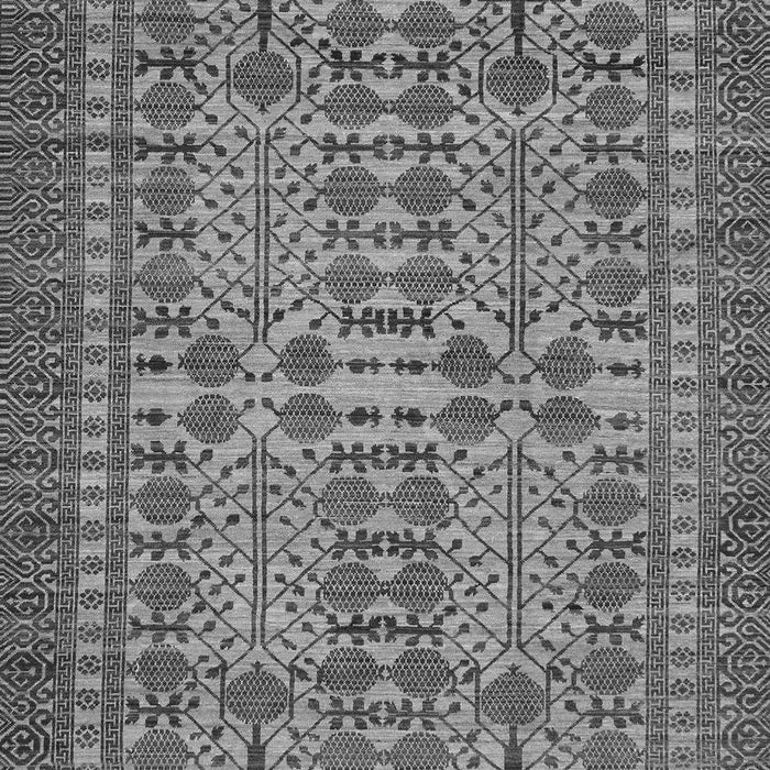 Machine Washable Southwestern Gray Country Rug, wshabs304gry