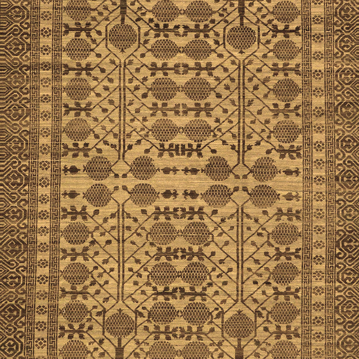 Machine Washable Southwestern Brown Country Rug, wshabs304brn