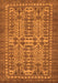 Southwestern Orange Country Rug, abs304org