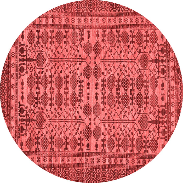 Machine Washable Southwestern Red Country Rug, wshabs304red