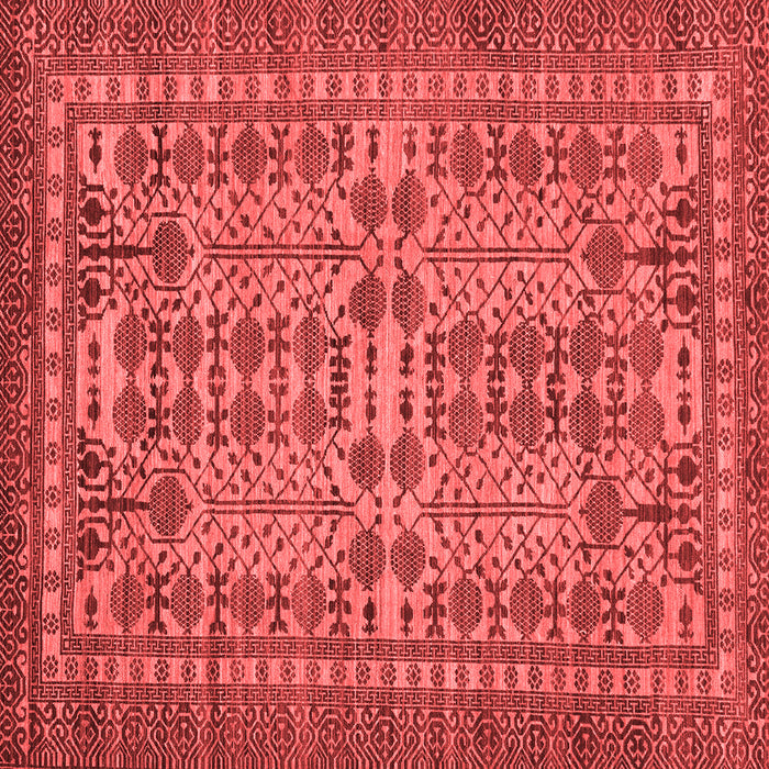 Machine Washable Southwestern Red Country Rug, wshabs304red