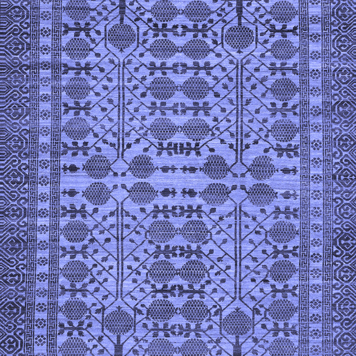 Machine Washable Southwestern Blue Country Rug, wshabs304blu