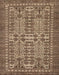 Machine Washable Abstract Light Copper Gold Rug, wshabs304