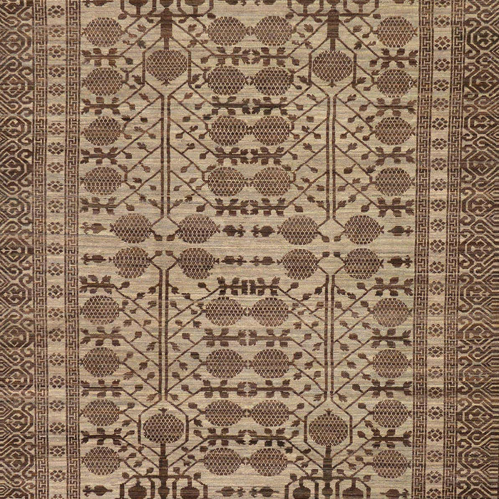 Machine Washable Abstract Light Copper Gold Rug, wshabs304