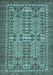 Southwestern Light Blue Country Rug, abs304lblu