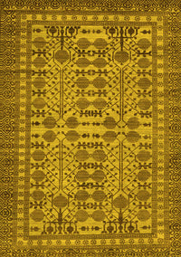 Southwestern Yellow Country Rug, abs304yw