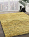 Machine Washable Abstract Yellow Rug in a Family Room, wshabs3050