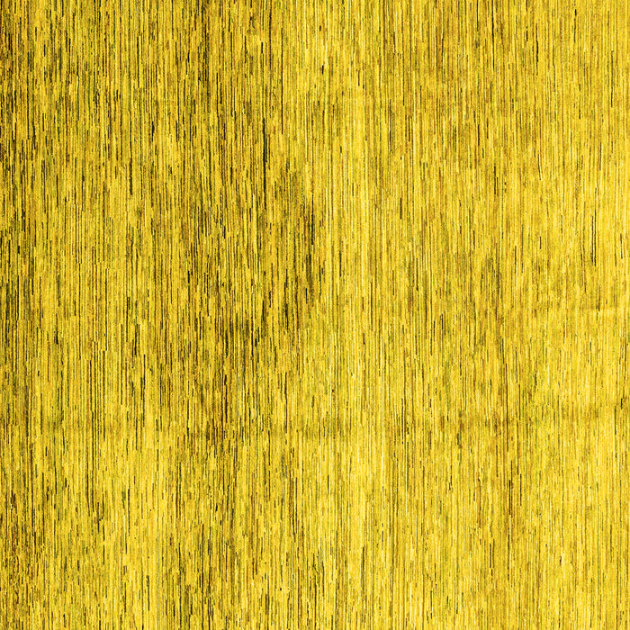 Square Machine Washable Abstract Yellow Modern Rug, wshabs3050yw