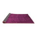 Sideview of Abstract Pink Modern Rug, abs3051pnk