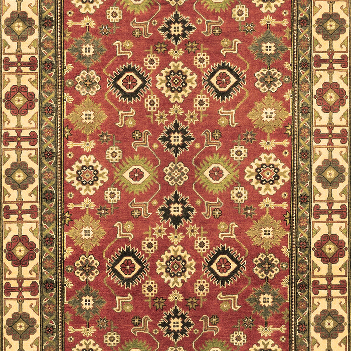 Machine Washable Oriental Brown Traditional Rug, wshabs3052brn