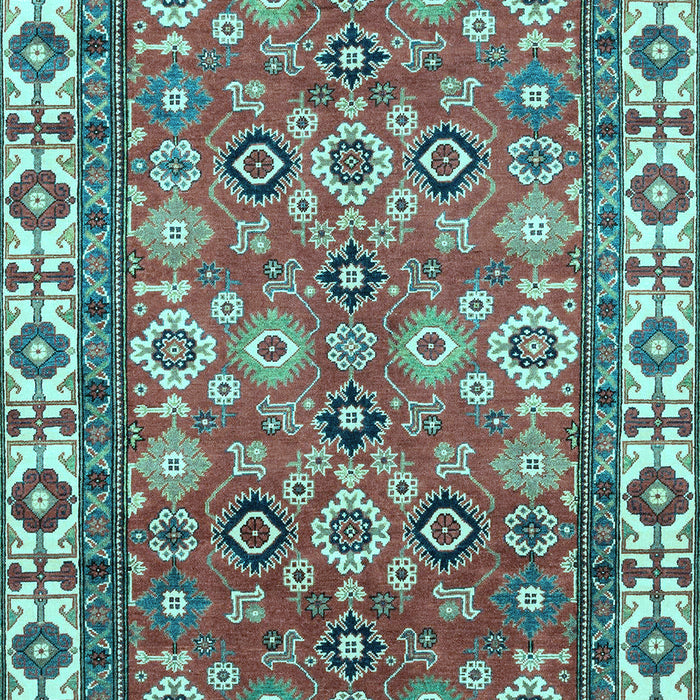 Oriental Light Blue Traditional Rug, abs3052lblu