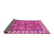 Sideview of Oriental Pink Traditional Rug, abs3052pnk