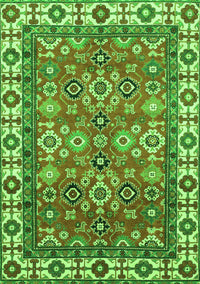 Oriental Green Traditional Rug, abs3052grn