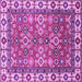 Square Oriental Purple Traditional Rug, abs3052pur