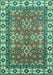 Oriental Turquoise Traditional Rug, abs3052turq