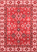 Oriental Red Traditional Area Rugs