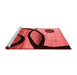 Modern Red Washable Rugs